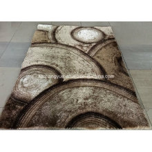 Polyester Modern Shaggy Carpets avec effets 3D